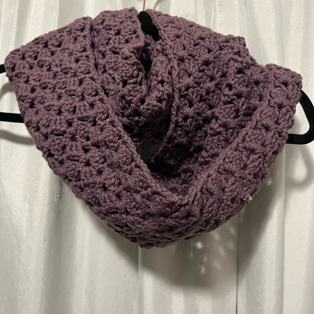 Hand knit scarves